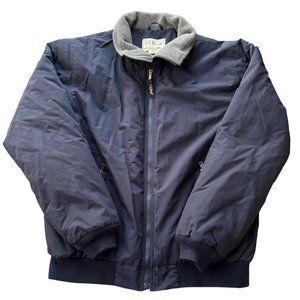 L.L.BEAN MENS BLUE FULL ZIP JACKET‎ SIZE MEDIUM | Z1